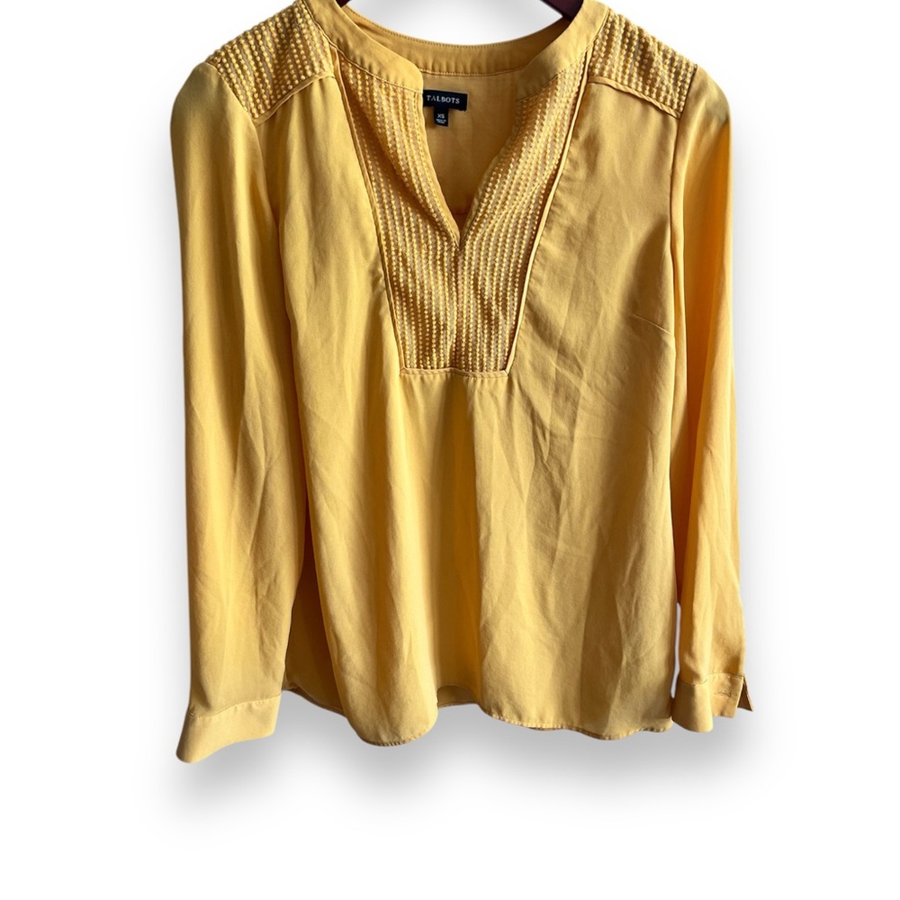 Talbots Yellow Top